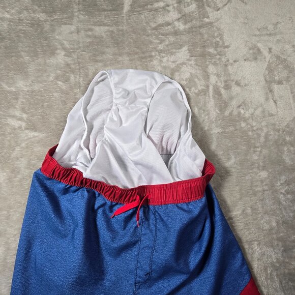 Levi’s Swim Trunks Youth XL Blue Red Logo Board Shorts 13–15 Yrs Lined - Picture 12 of 12